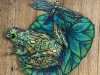 image by Nikki Parmenter. She came to Merseyside Expressive Stitchers' Group to talk about her work in October 2025