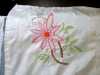 detail of hand embroidered square on Sreepur quilt