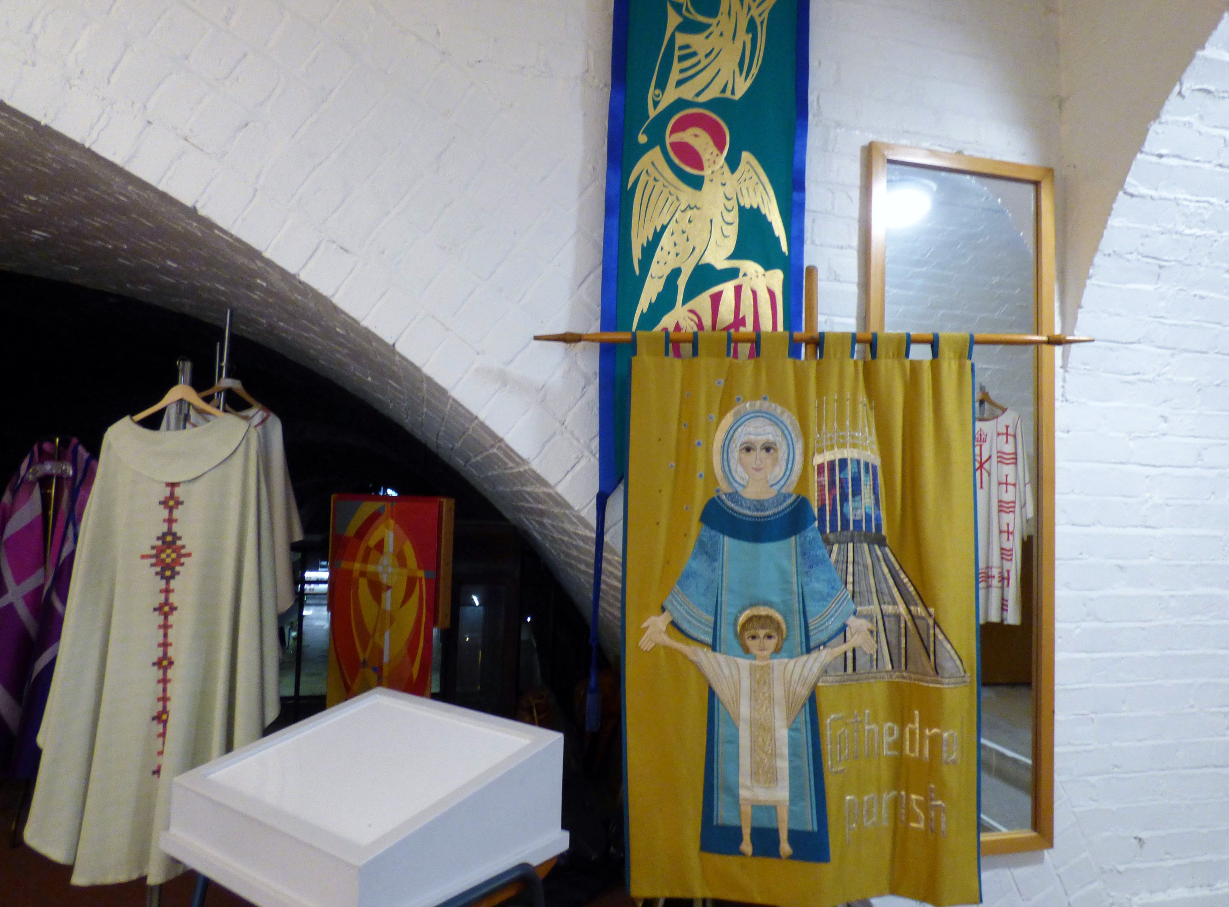 Embroidery Studio open day, Liverpool Metropolitan Cathedral 2017