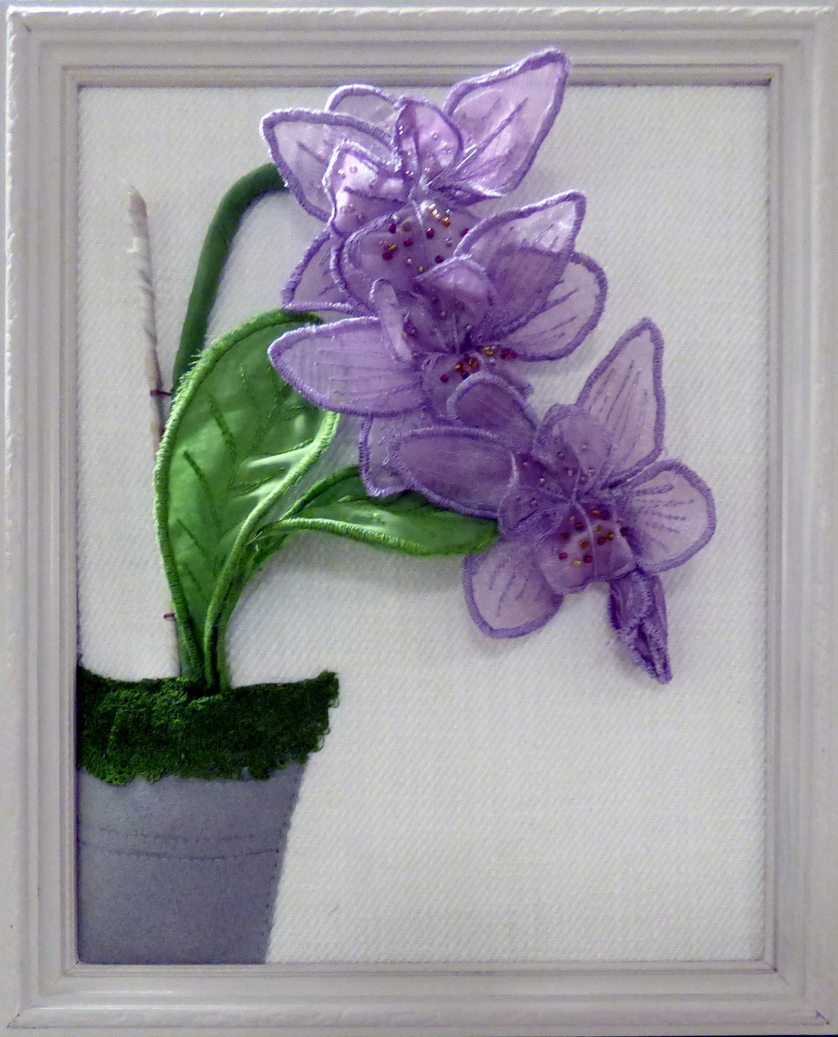 ORCHID by Ann Reading, Preston EG exhibition, Barton Grange 2017