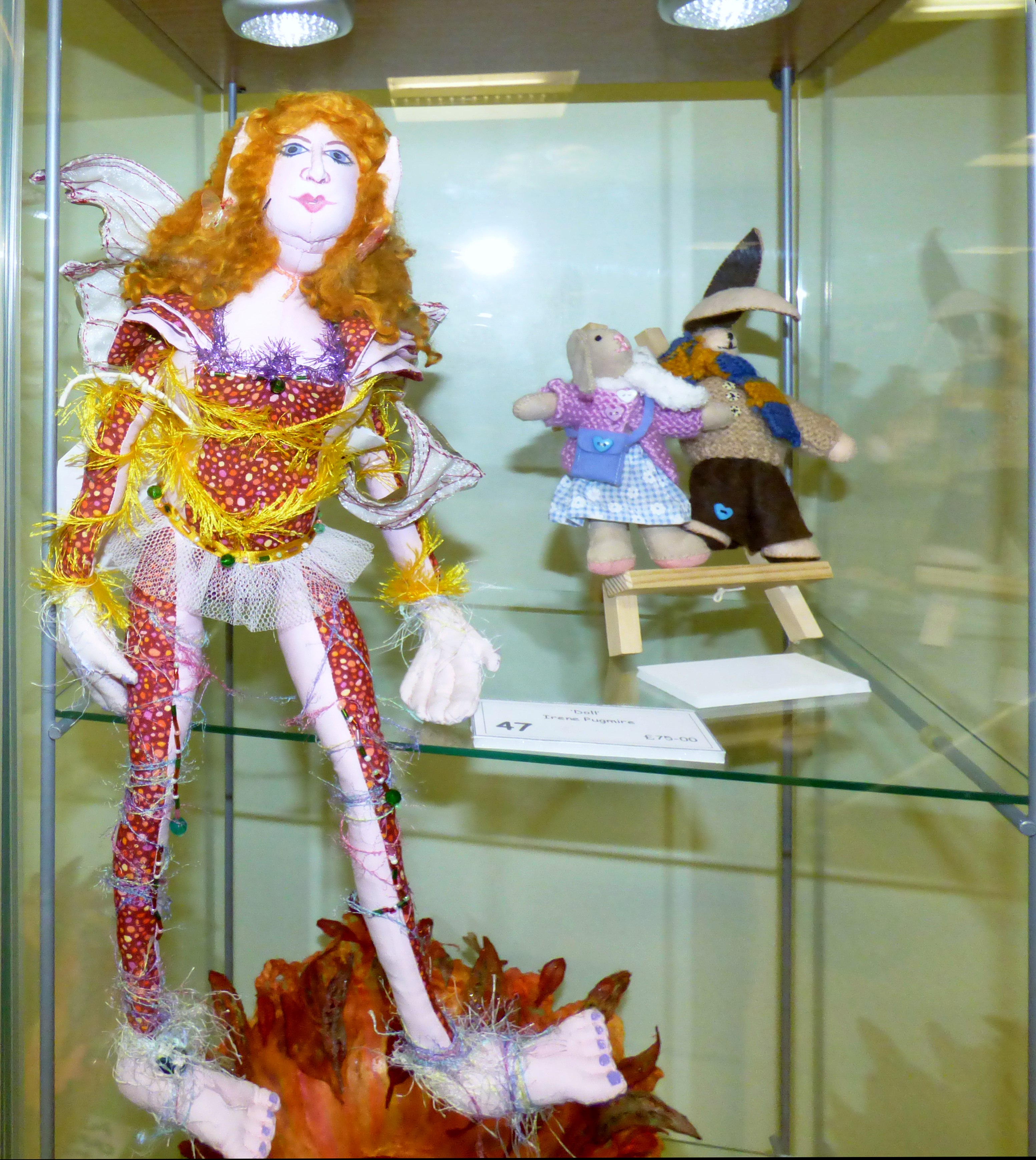 DOLL by Irene Pugmire, Preston EG exhibition, Barton Grange 2017