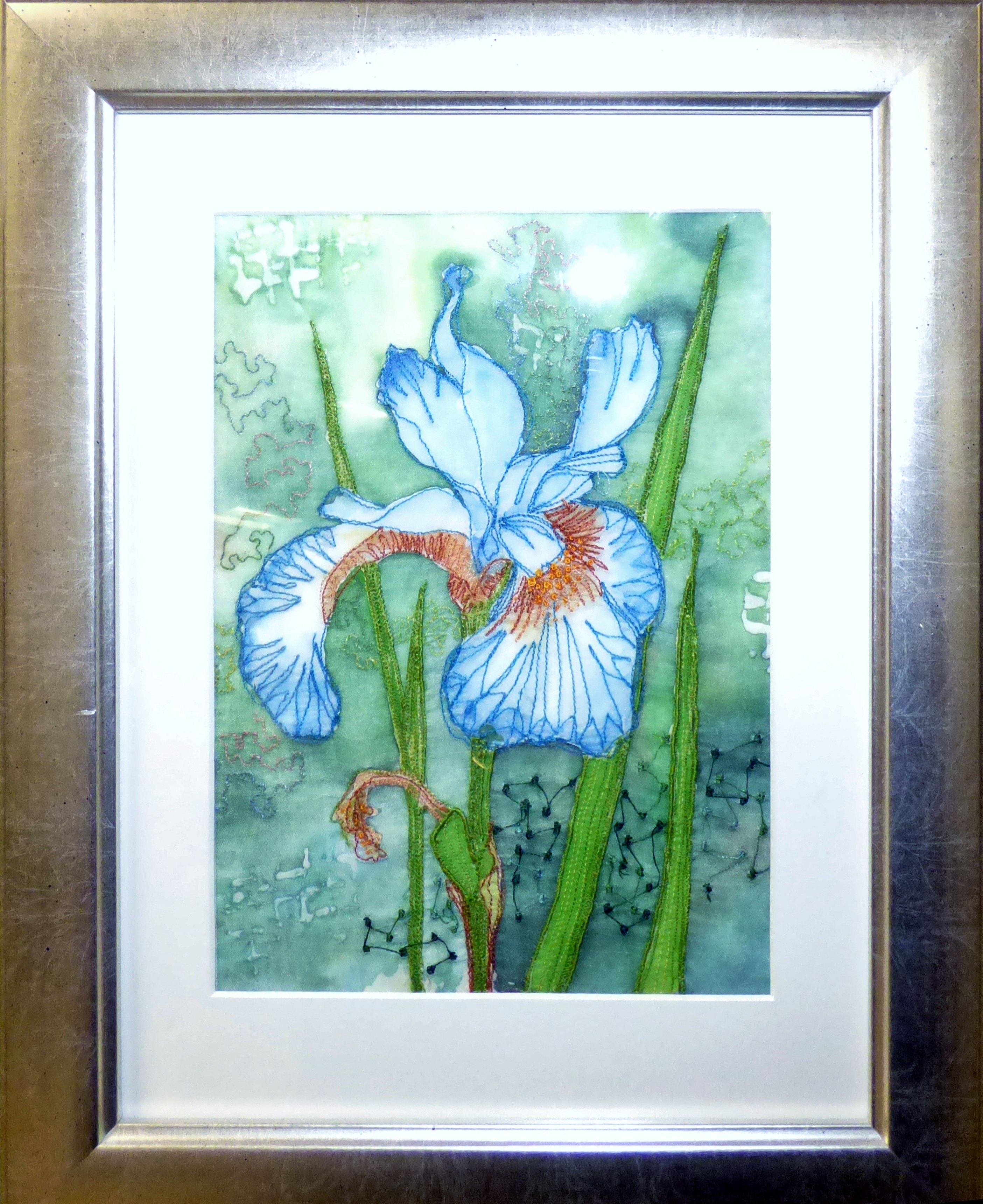 IN THE GARDEN AT MILL BARN by Mary Holden, Preston EG exhibition, Barton Grange 2017
