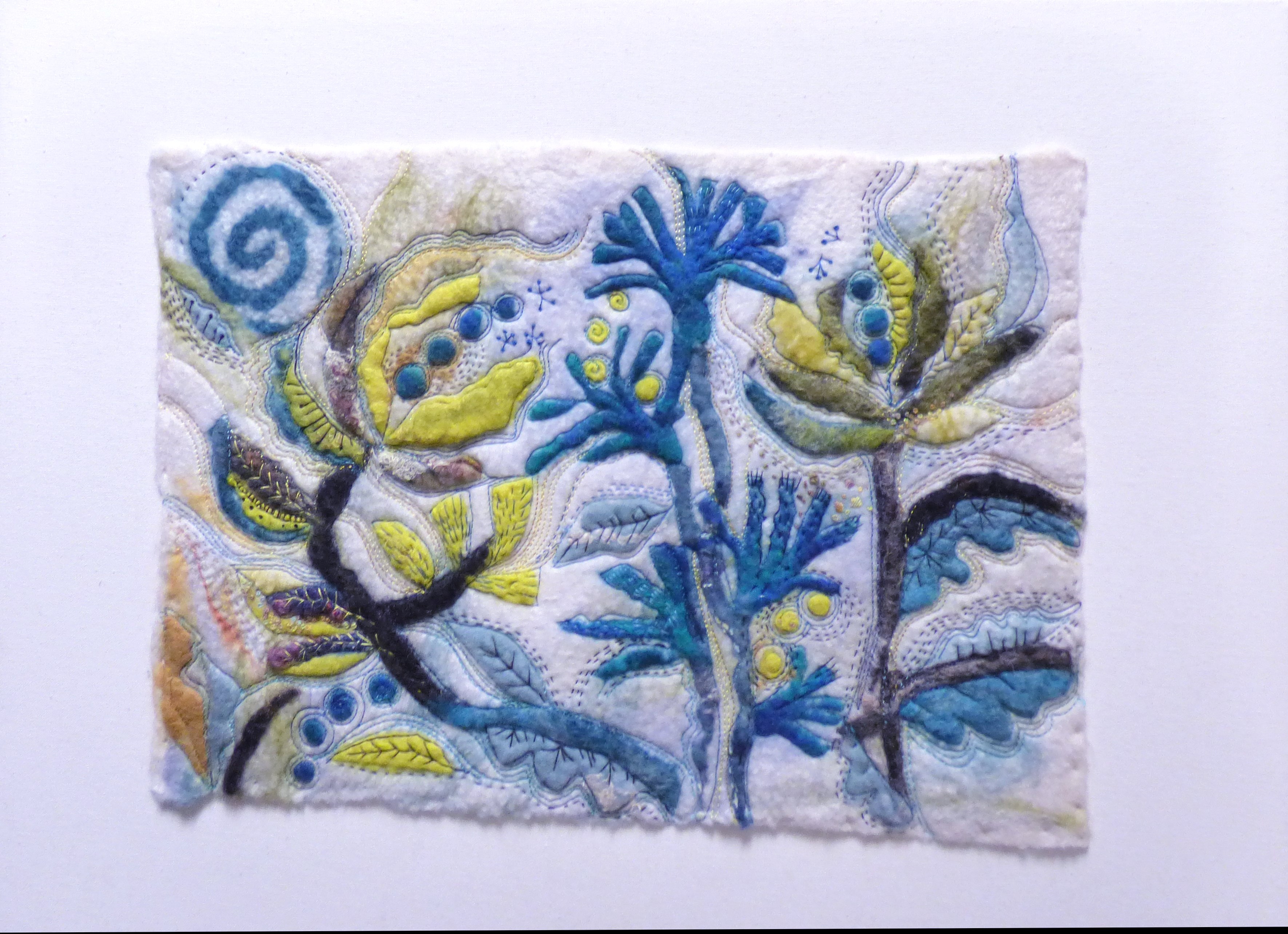 MELLOW YELLOW by Jackie Cardie, Preston EG exhibition, Barton Grange 2017