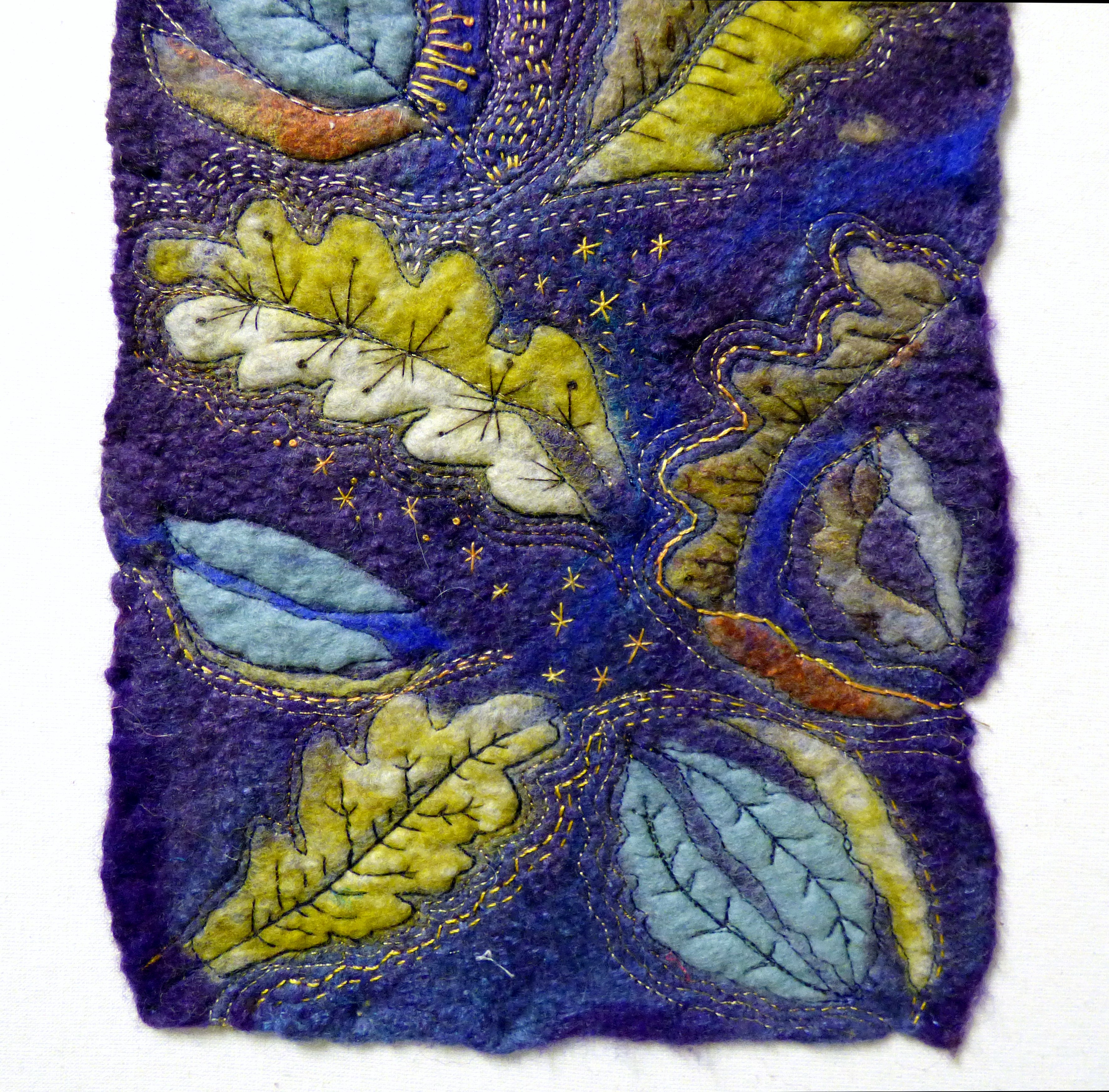 (detail) NOVEMBER GROUND by Jackie Cardy, Preston EG exhibition, Barton Grange 2017