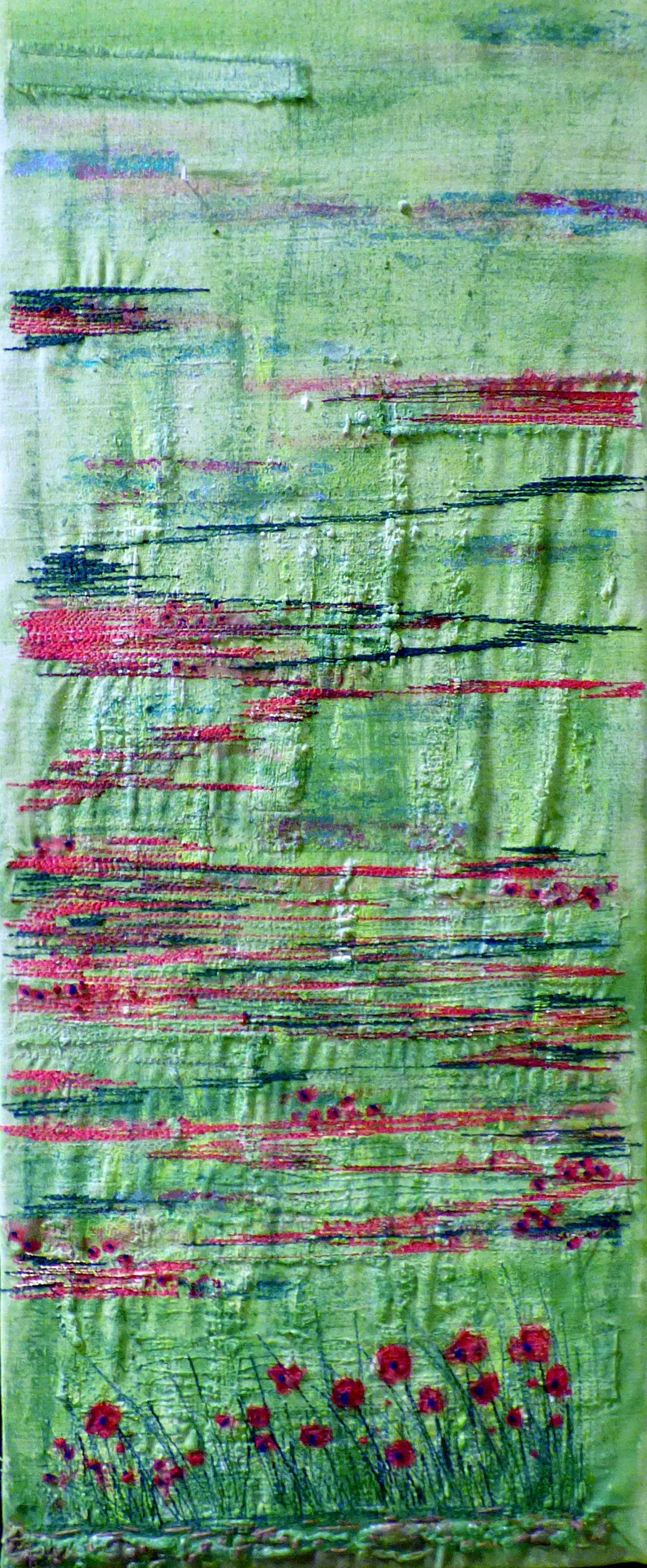 POPPIES by Carole Hind , Preston EG exhibition, Barton Grange 2017