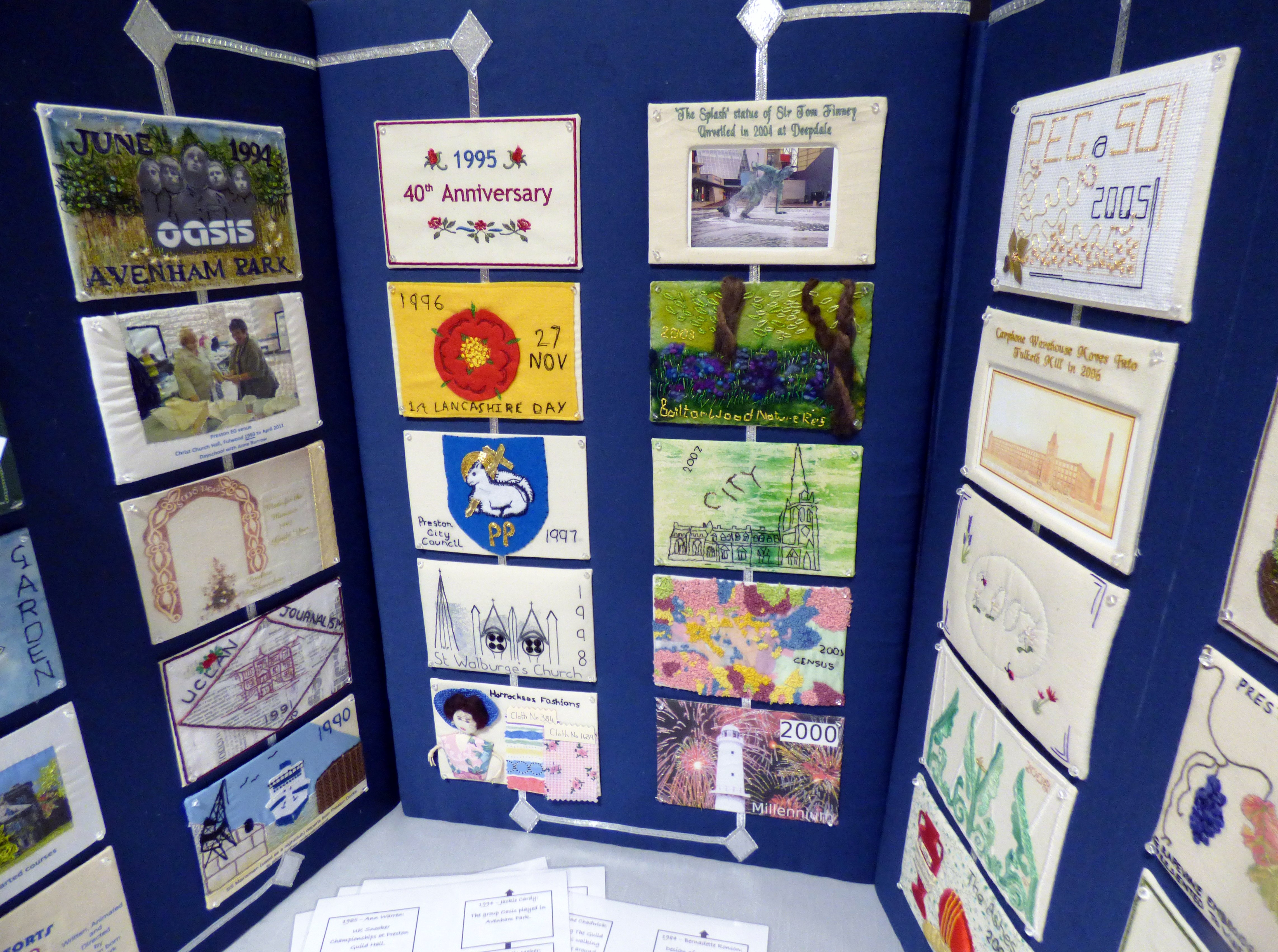 60th ANNIVERSARY display, Preston EG exhibition, Barton Grange 2017