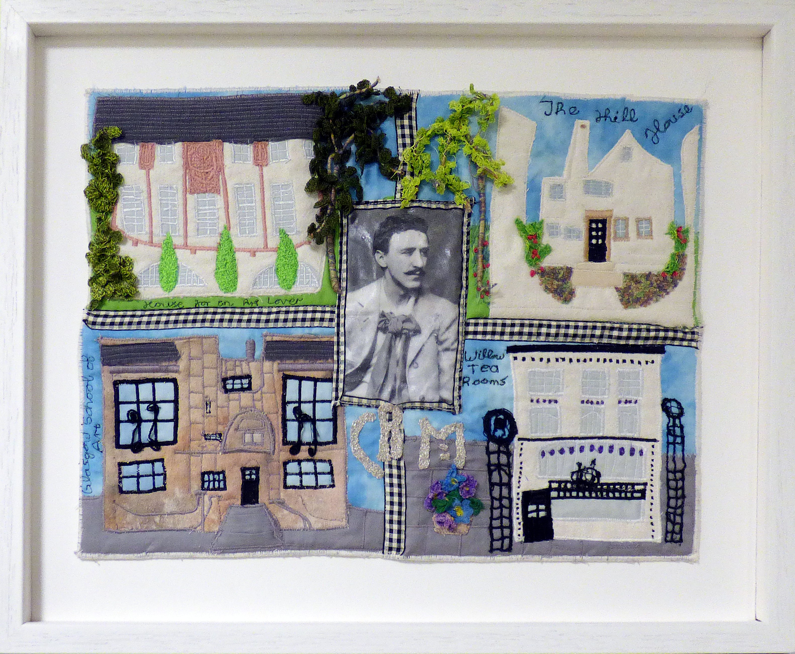 MACKINTOSH BUILDING by Sandie Maher, Preston EG exhibition, Barton Grange 2017