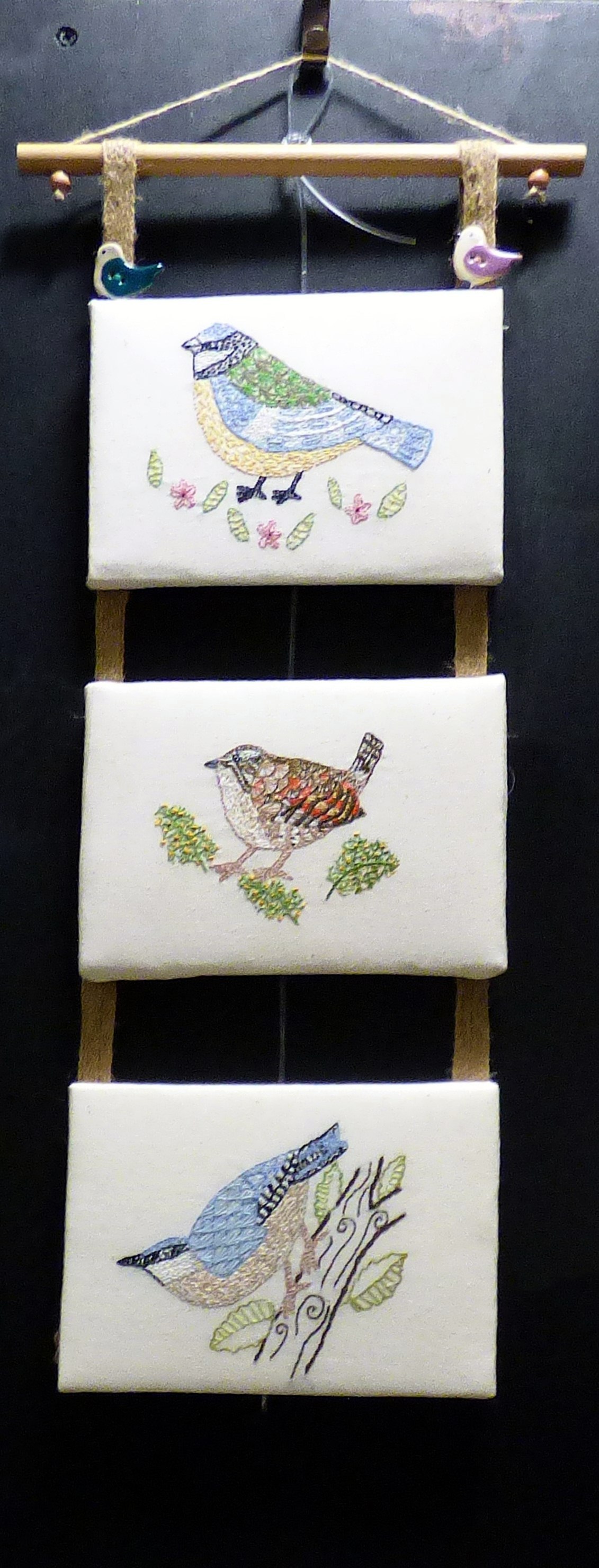 TREE OF BIRDS by Kath Howarth, Preston EG exhibition, Barton Grange 2017