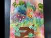THROUGH THE GATE IN THE LAND OF FLOWERS by Irene Pugmire, Preston EG exhibition, Barton Grange 2017