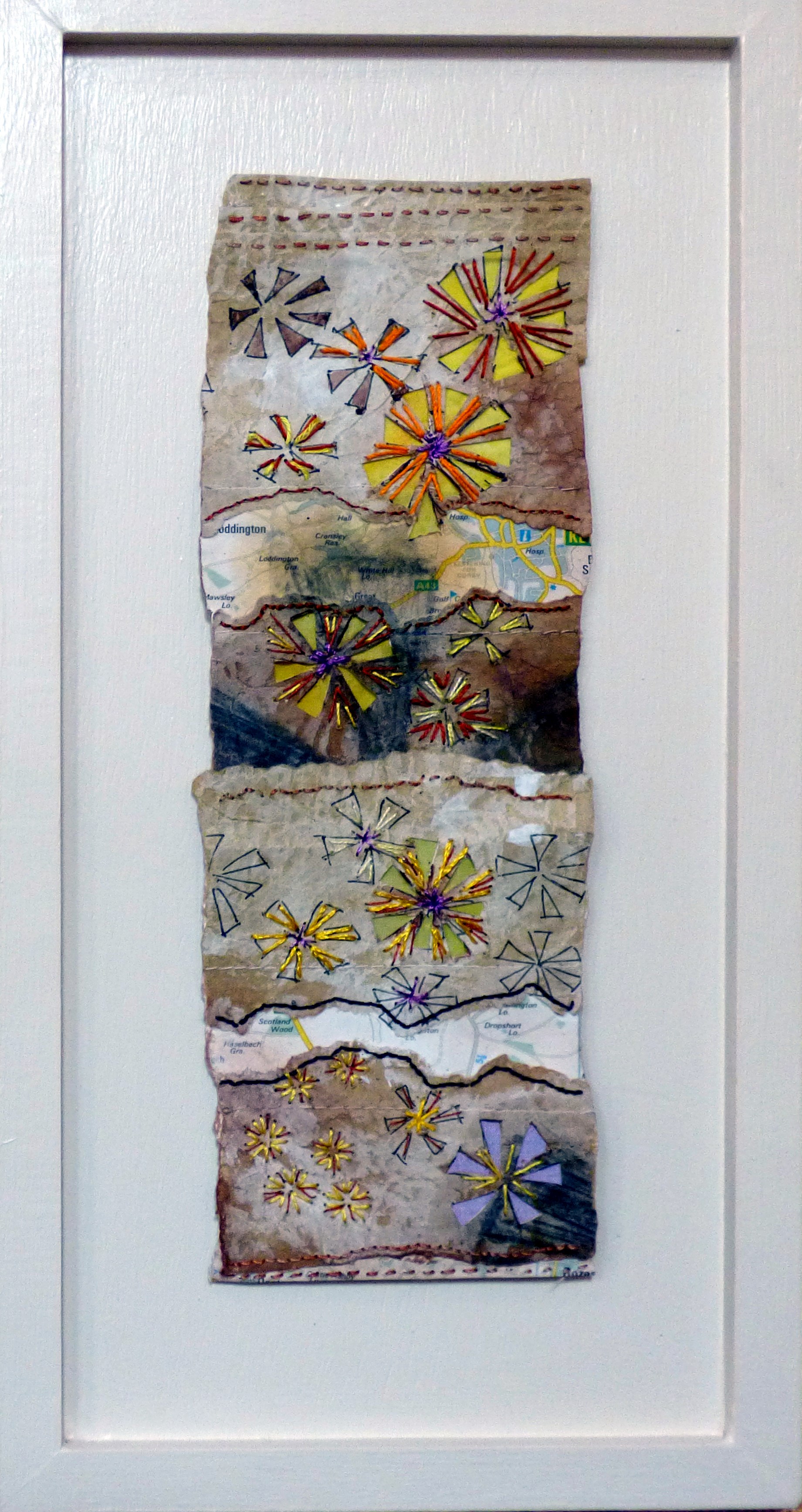 EDGE TO EDGE ASTERACEAE by Chris Cannon, Preston threads 2016