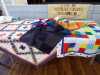 donated quilts and blankets at Talk by Caroline Fogell from Project Linus