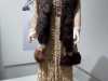 Afternoon dress & matching coatee, cotton lace & dyed fox fur, 1933. Double stole, silver fox fur & silk-velvet, 1930-35
