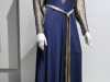 Evening dress, rayon crepe & gold lame, 1935-37
