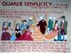 slide showing a panel from the Quaker Tapestry