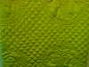 SUNSHINE whole cloth quilt, hand quilted satin front,2010, Noreen Glynn