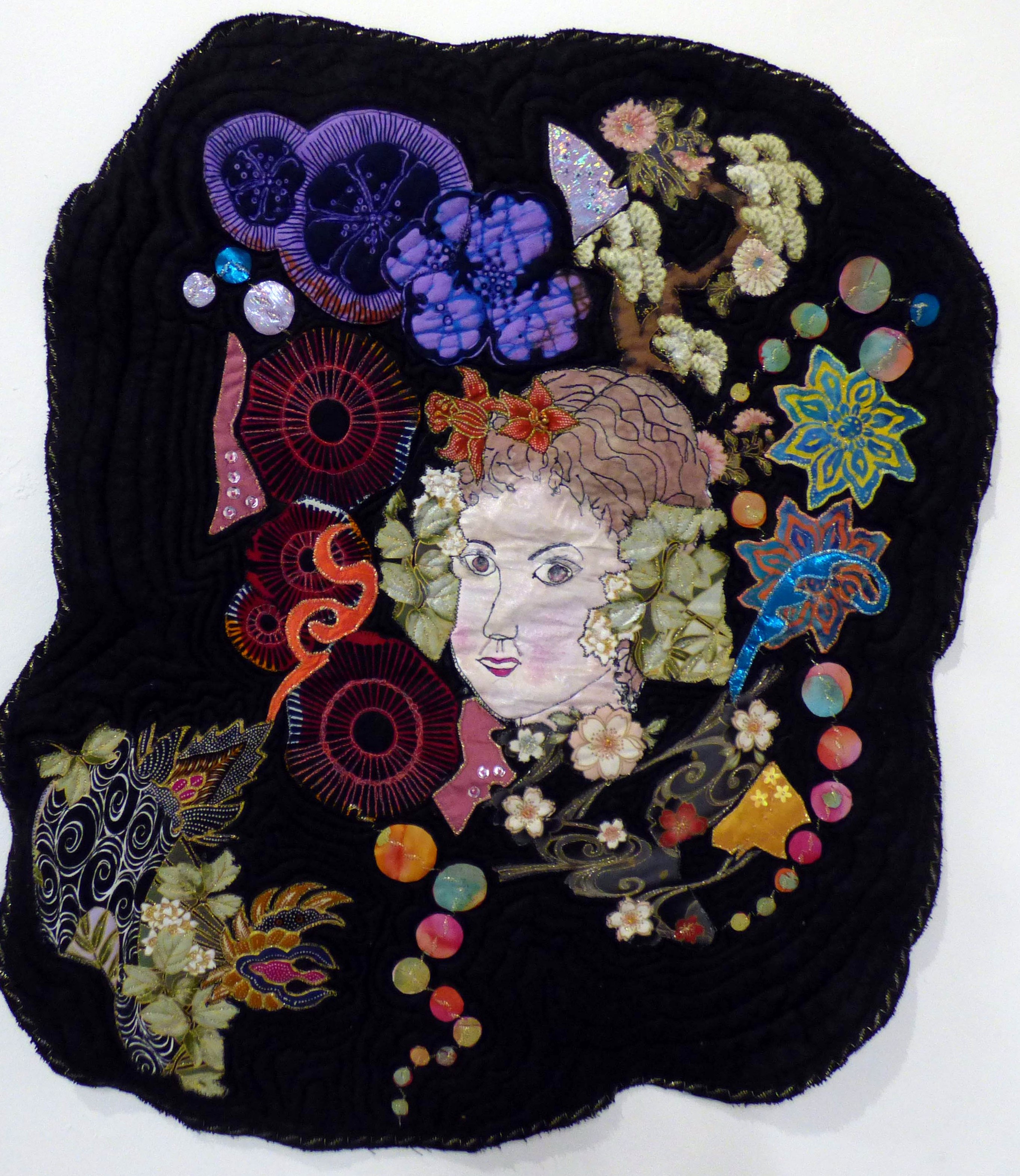 GIRL AMONGST THE FLOWERS by Sue Chisnall-Sumner, Natural Progression Group, July 2021