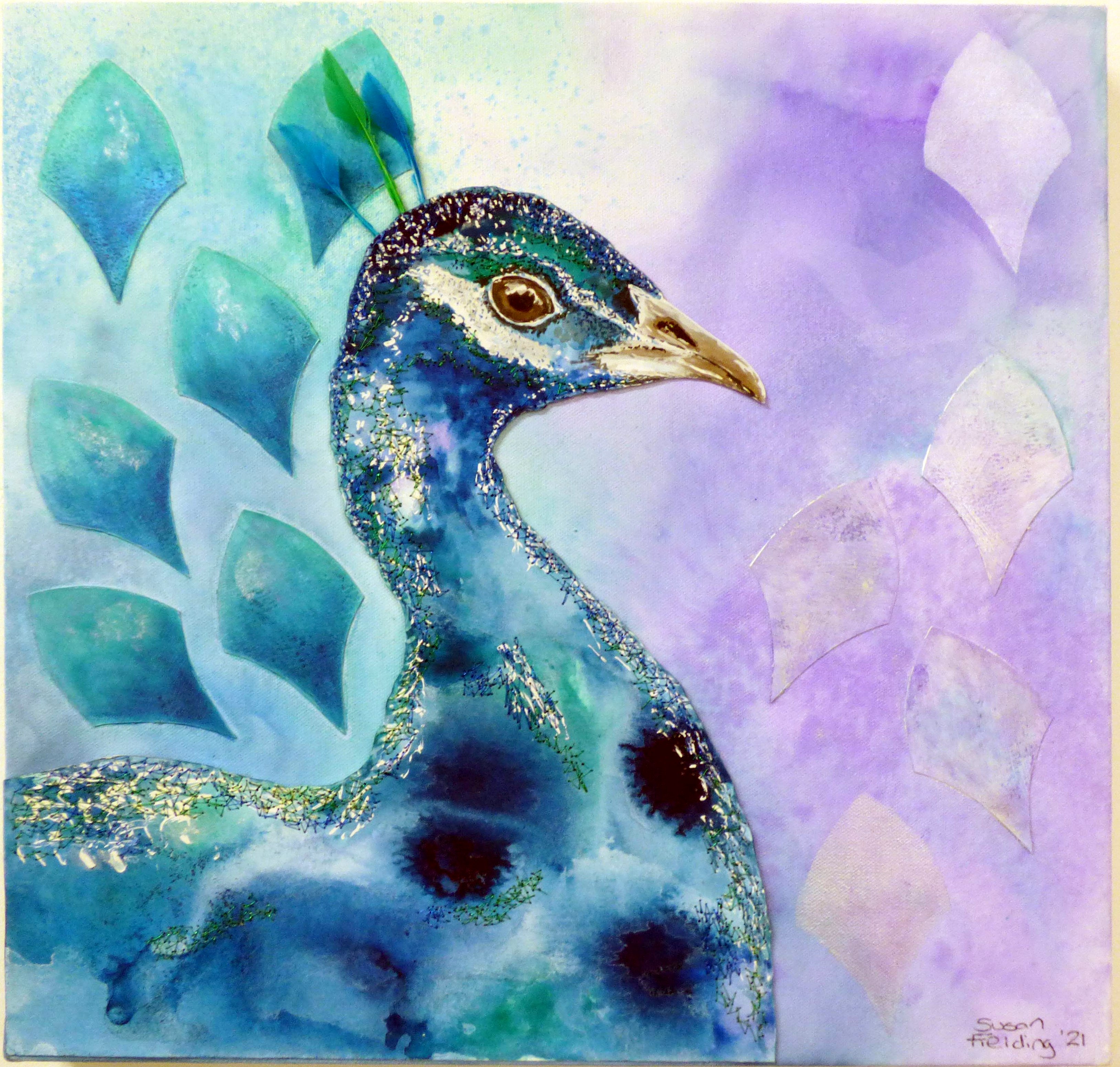 PEACOCK by Susan Fielding, Natural Progression Group, July 2021