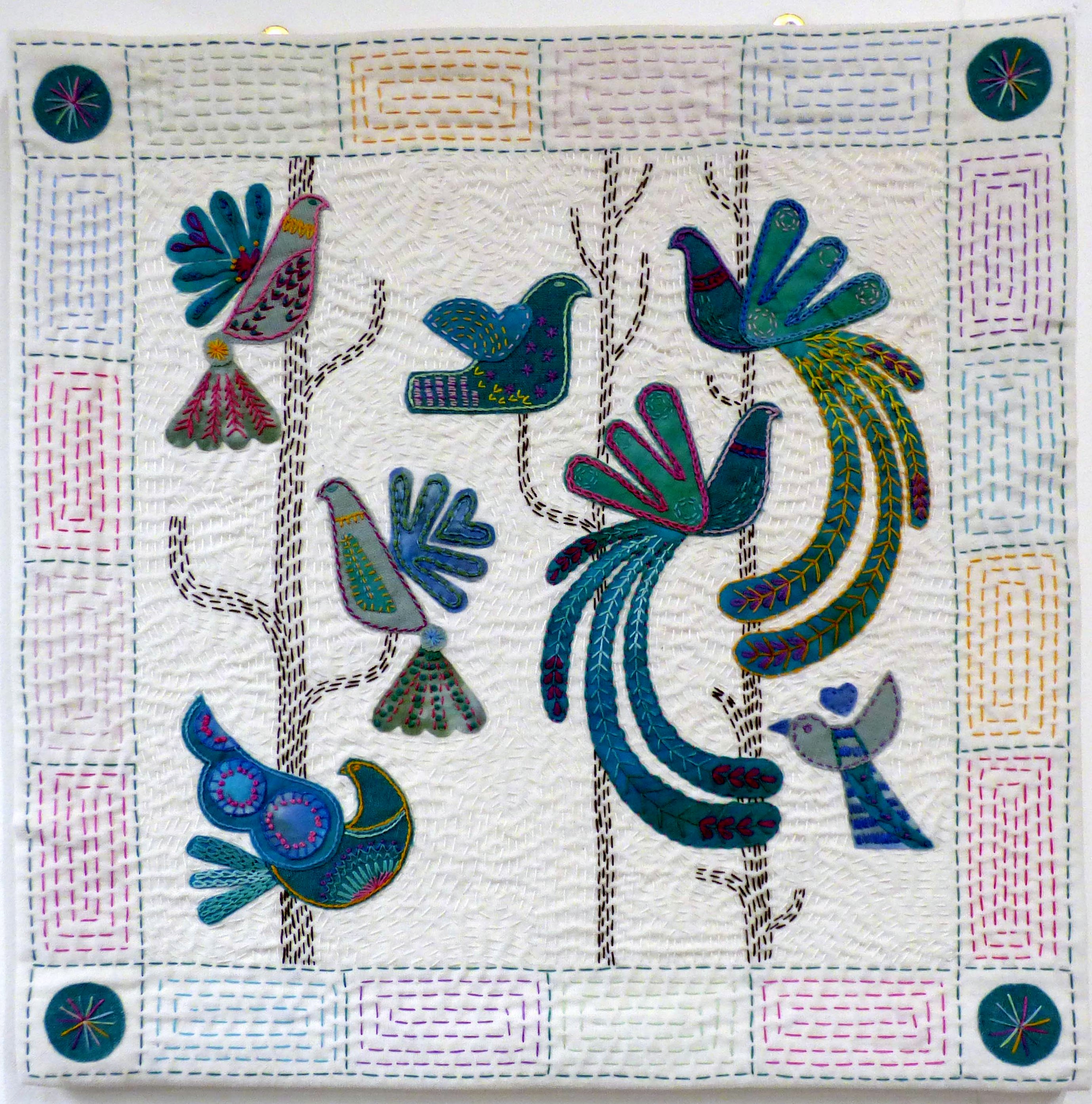 PEACOCKS AND PIGEONS by Jane Holmes, Natural Progression Group, July 2021
