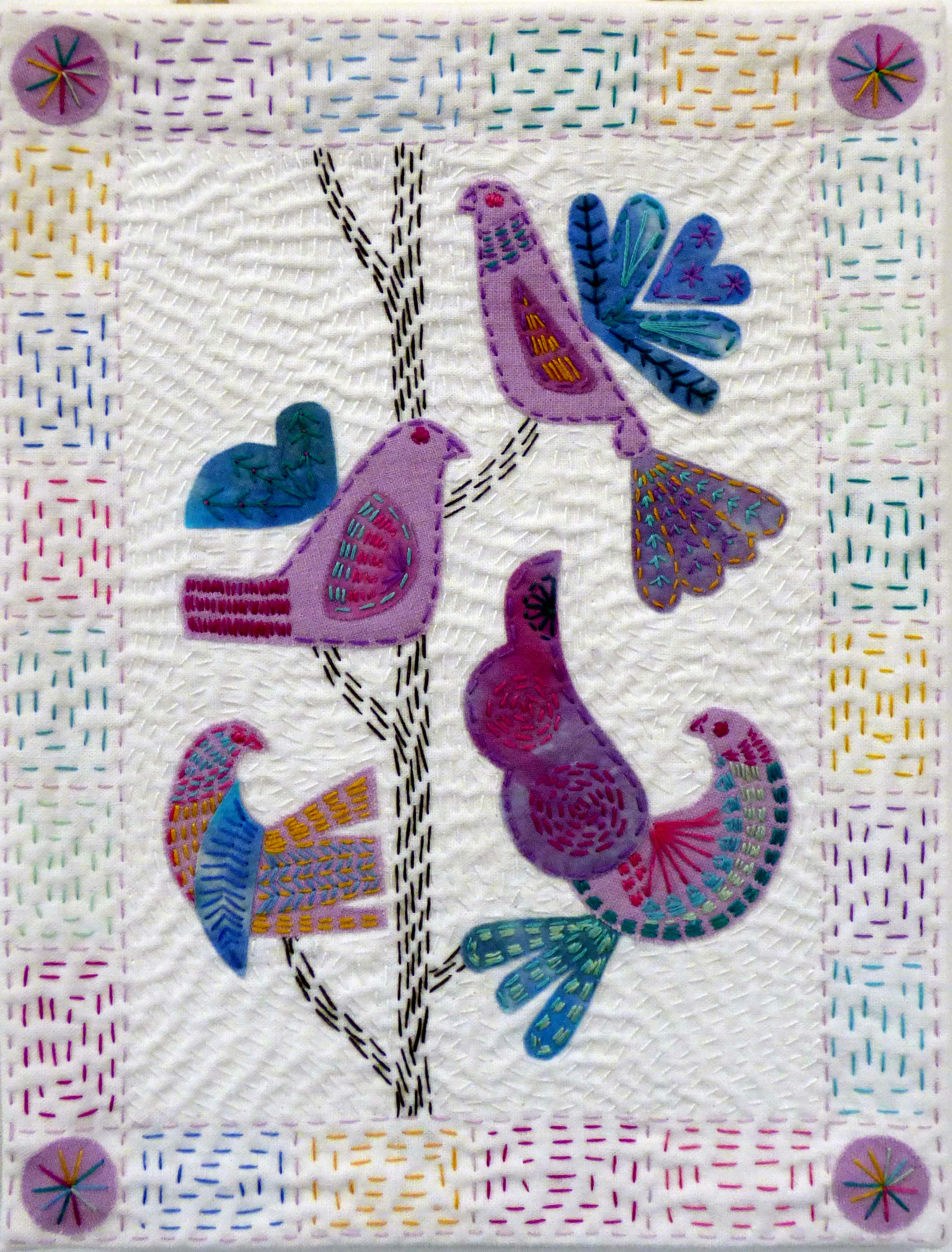 PIGEONS AND SONGBIRDS by Jane Holmes, Natural Progression Group, July 2021