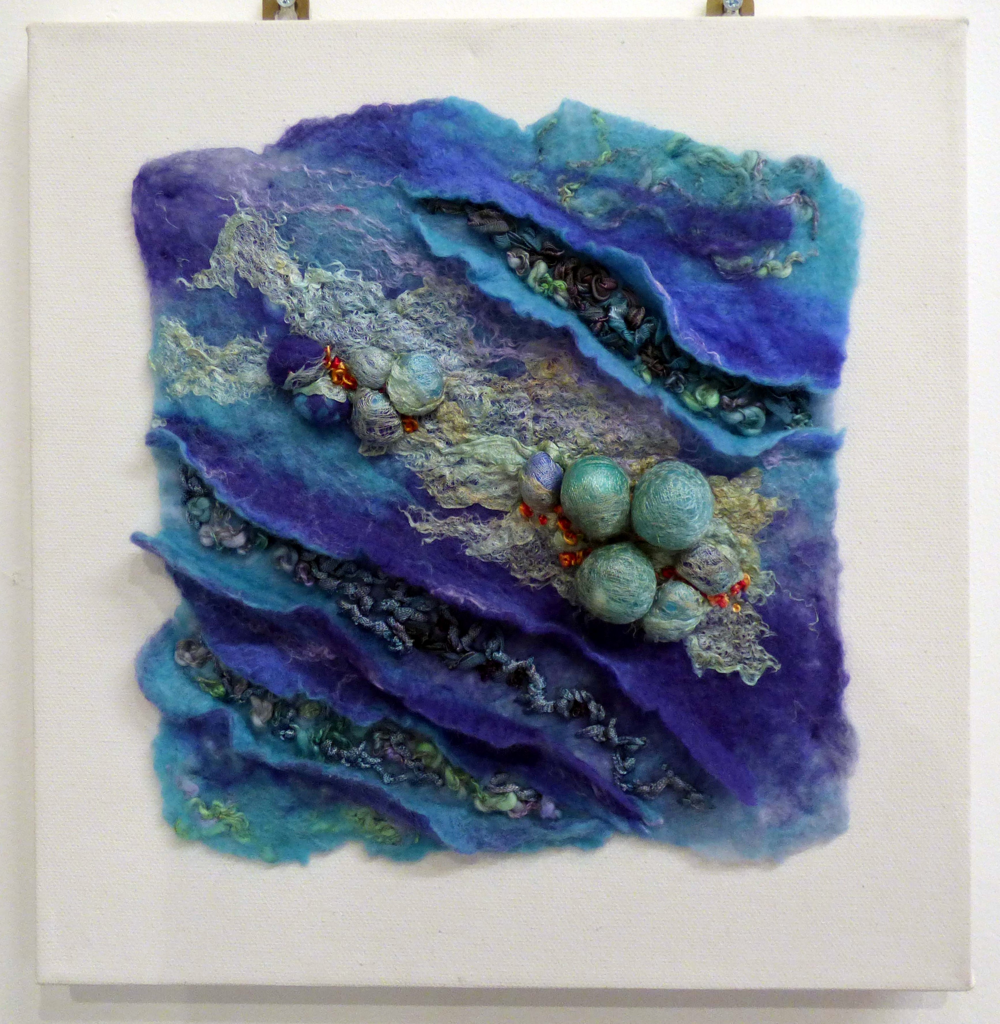 BLUE GLASS by Pat Bean, Natural Progression Group, July 2021
