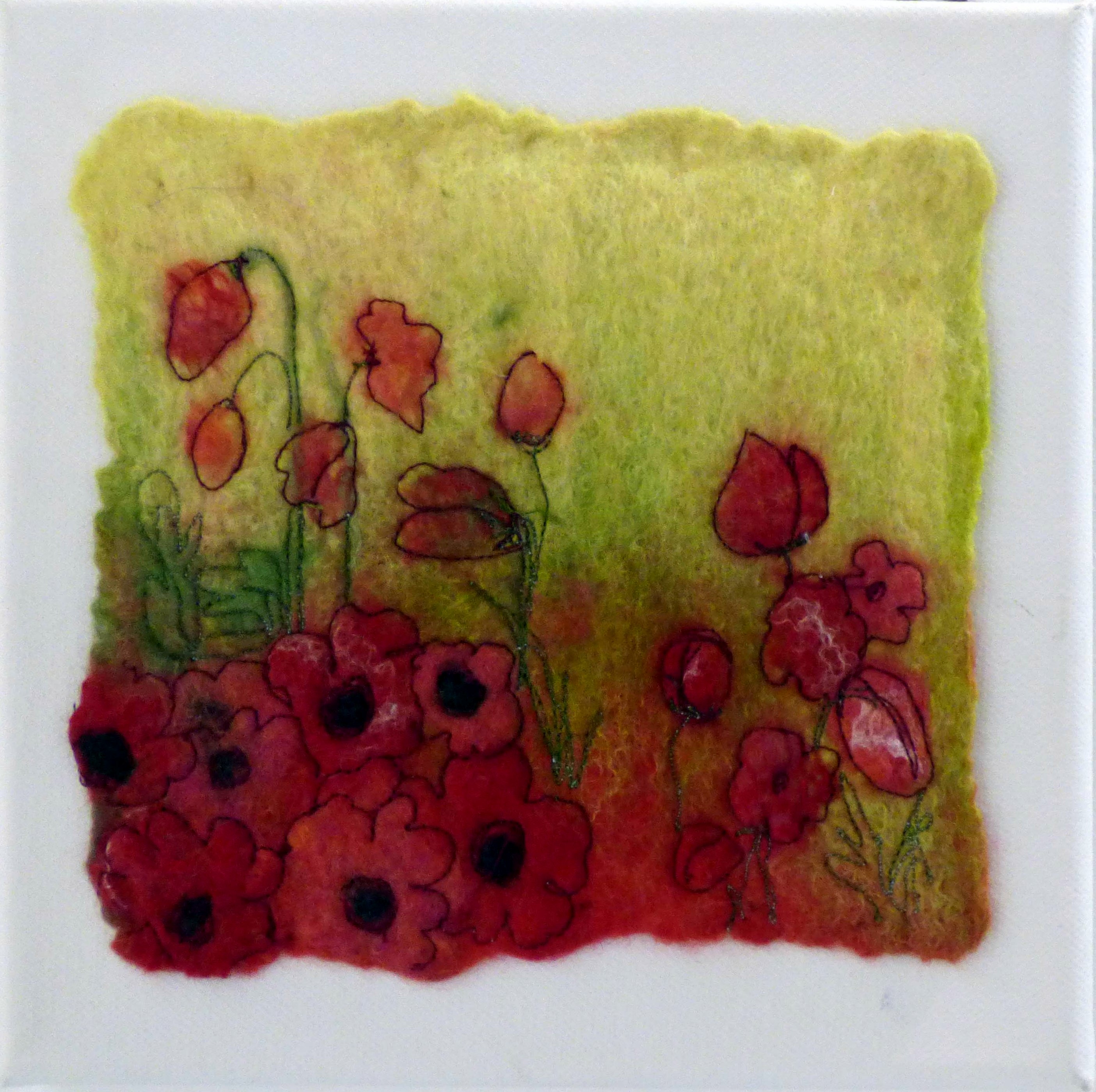 POPPIES by Pat Bean, Natural Progression Group, July 2021