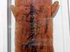 A WOMAN'S WORK IS NEVER DONE by Julie James-Turner, onion skin dyed silks, hand and machine embroidery, Re-View Textile exhibition, Nov 2019