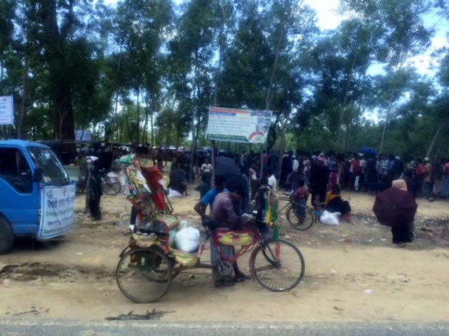 refugee camp at Cox's Bazar, Bangladesh, Oct 2017