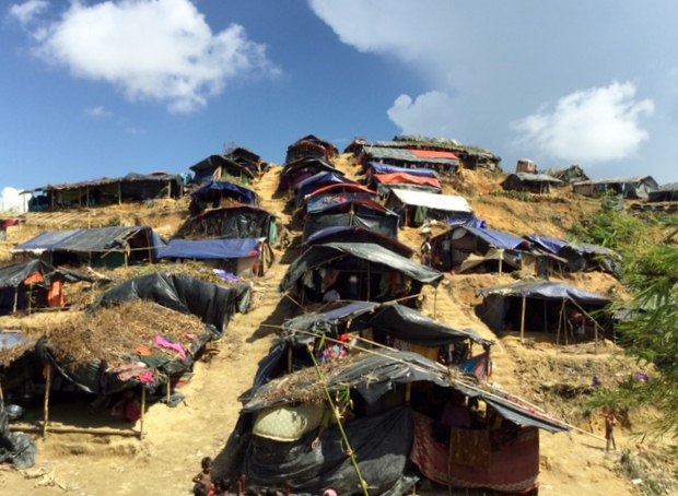 refugee camp at Cox's Bazar, Bangladesh, Oct 2017