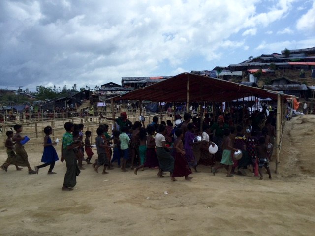 refugee camp at Cox's Bazar, Bangladesh