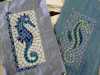 SEAHORSES, reverse applique by Hilary McCormack