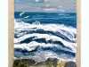 STORMY SEA by Rosey Paul, textile