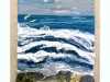 STORMY SEA by Rosey Paul, textile