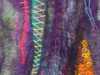 N Wales EG Biennial exhib, 2011, Twelve I (detail), Chimera Challenge, handmade wet felt, dry felted and stitched (twelve stitches)