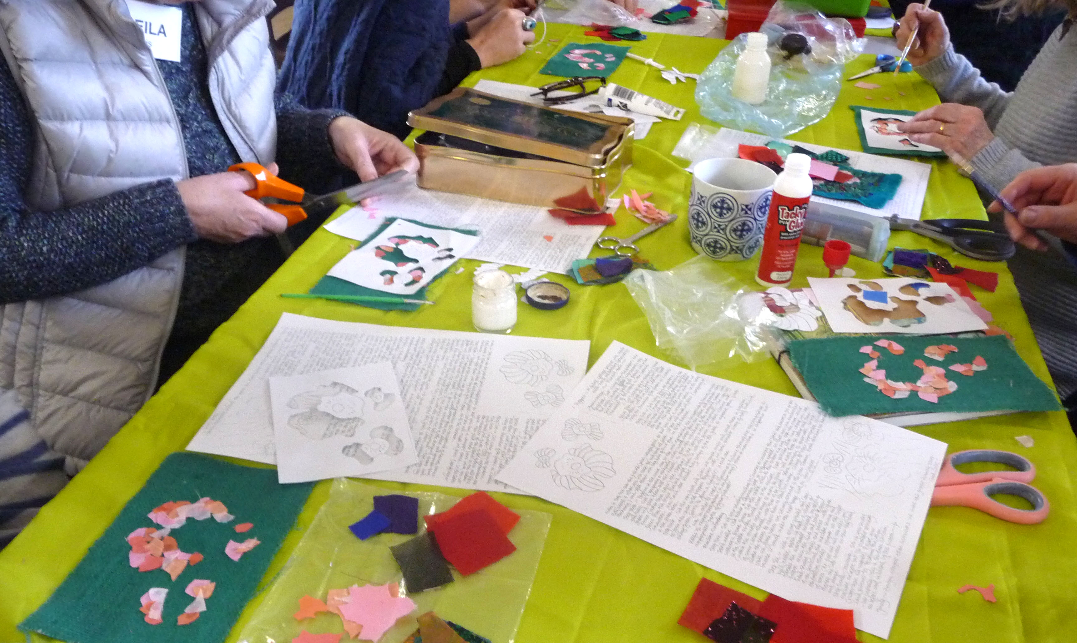 Richard Box "Poppies" workshop at MEG