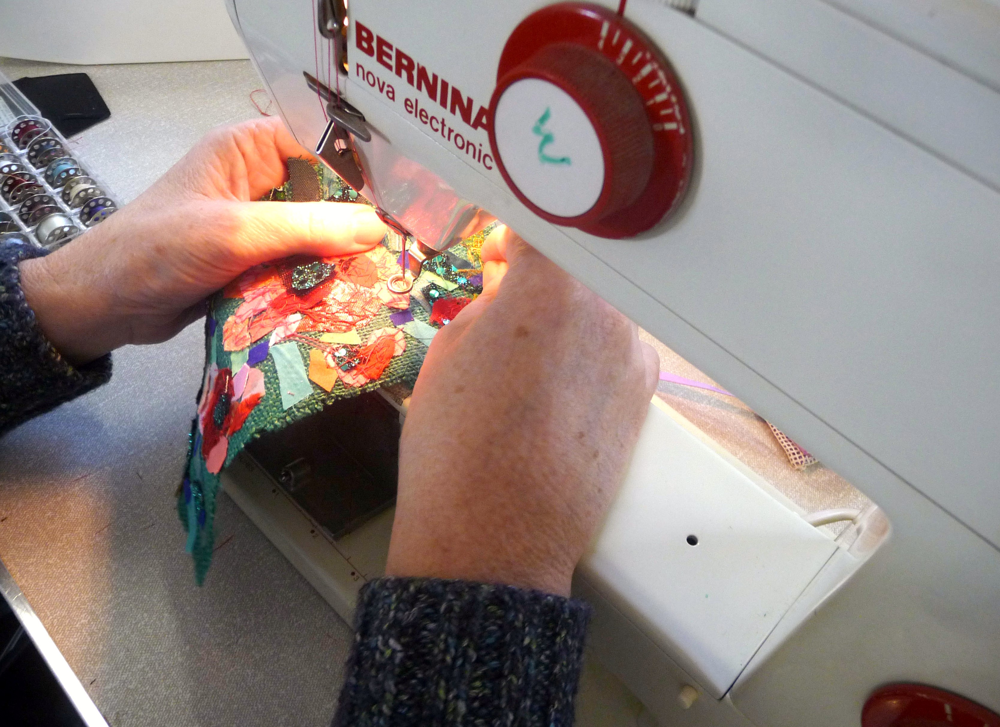 student's work at Richard Box "Poppies" workshop at MEG