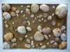 a display of silk paper stones and pebbles made by Linda Rudkin