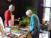 Helen and Joyce at the bric-a-brac stall MEG September Tea Party 2012