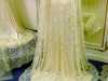 Applique lace wedding veil