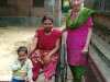 Paural with her son and Rubina Porter MBE in Sreepur, Bangladesh 2014
