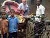 Ken is visiting the banana seller in Sreepur, Bangladesh