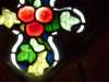 stained glass windows in All Hallows Church, Liverpool, Feb 2022