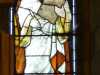 stained glass windows in All Hallows Church, Liverpool, Feb 2022