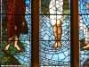 stained glass windows in All Hallows Church, Liverpool, Feb 2022