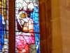 stained glass windows in All Hallows Church, Liverpool, Feb 2022