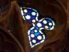 stained glass windows in All Hallows Church, Liverpool, Feb 2022