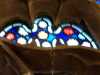 stained glass windows in All Hallows Church, Liverpool, Feb 2022