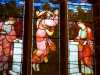 stained glass windows in All Hallows Church, Liverpool, Feb 2022