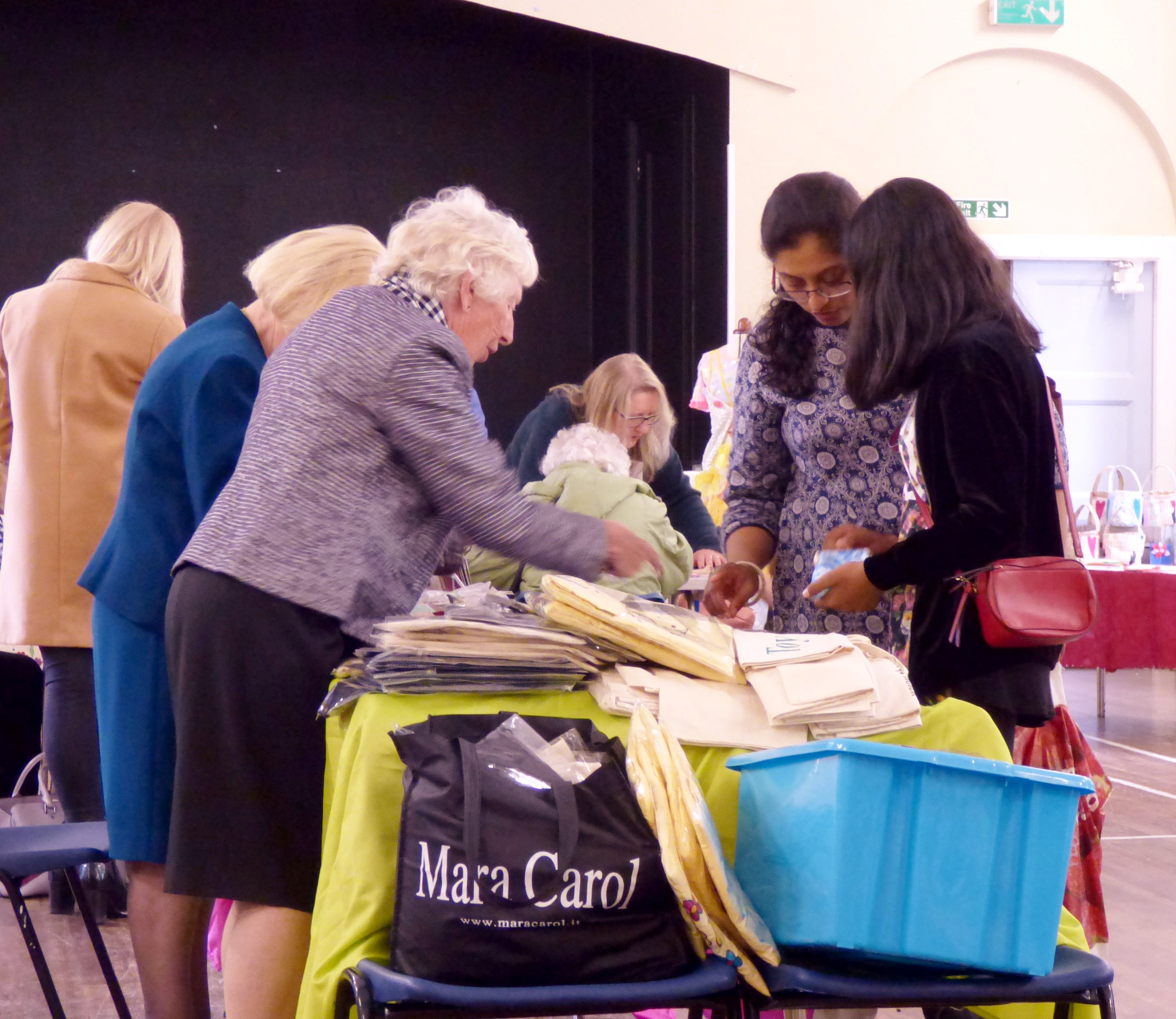 Ruby and Kathy with the Sreepur stall at MEG Summer Tea Party 2017