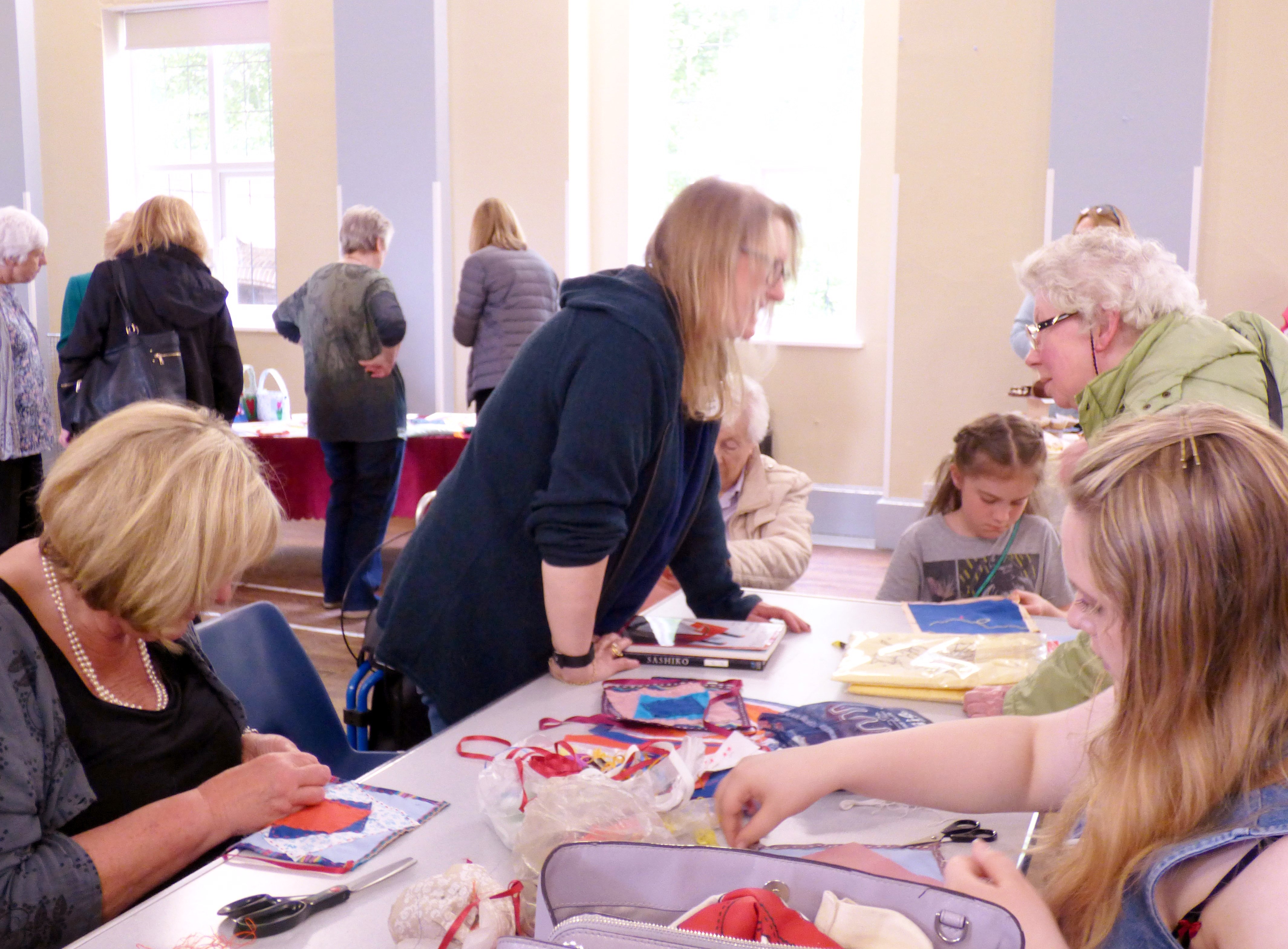 this is Gill with the Activity Table at MEG Summer Tea Party 2017