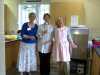 This is Kim, Jenny and Olive-our cooks for the day at MEG Summer Tea Party 2017